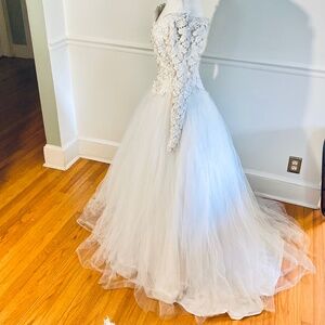 Vintage Lazaro Wedding Gown